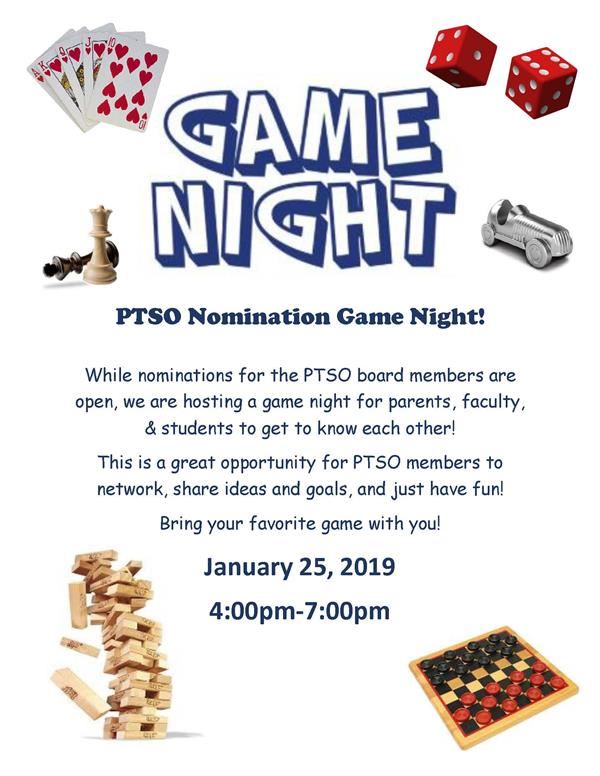 Jan 25 PTSO Meeting Flyer
